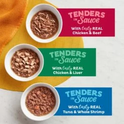 Meow Mix Tender Favorites Surf 'N Turf Variety Pack Cat Food Trays -Meow Meals 100241 PT2. AC SS1800 V1463062665