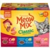 Meow Mix Classic Favorites Tenders In Sauce Variety Pack Wet Cat Food -Meow Meals 100332 MAIN. AC SS1800 V1674745139