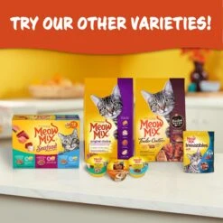 Meow Mix Classic Favorites Tenders In Sauce Variety Pack Wet Cat Food -Meow Meals 100332 PT6. AC SS1800 V1674768247