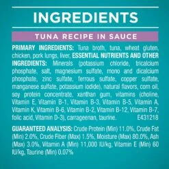 Purina ONE True Instinct Turkey, Chicken & Tuna Variety Pack Canned Cat Food -Meow Meals 102381 PT8. AC SS1800 V1560796133