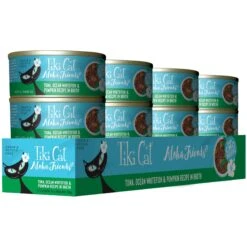 Tiki Cat Aloha Friends Tuna With Ocean Whitefish & Pumpkin Grain-Free Wet Cat Food -Meow Meals 102913 PT1. AC SS1800 V1650463300