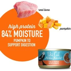 Tiki Cat Aloha Friends Tuna With Pumpkin Grain-Free Wet Cat Food 13 Tiki Cat Aloha Friends Tuna With Pumpkin Grain-Free Wet Cat Food -Meow Meals 102918 PT3. AC SS1800 V1657654927