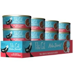 Tiki Cat Aloha Friends Tuna With Shrimp & Pumpkin Grain-Free Wet Cat Food -Meow Meals 102922 PT1. AC SS1800 V1657654927