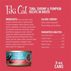 Tiki Cat Aloha Friends Tuna With Shrimp & Pumpkin Grain-Free Wet Cat Food -Meow Meals 102922 PT2. AC SS1800 V1657654927