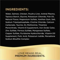 Sheba Perfect Portions Grain-Free Gourmet Salmon Cuts In Gravy Entree Adult Wet Cat Food Trays -Meow Meals 103409 PT6. AC SS1800 V1626993679