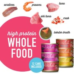 Tiki Cat Grill Variety Pack Grain-Free Canned Cat Food -Meow Meals 105266 PT3. AC SS1800 V1703699813