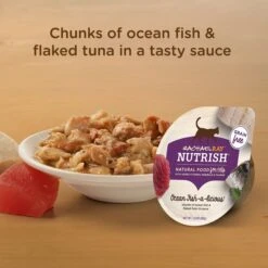 Rachael Ray Nutrish Ocean Fish-A-Licious Natural Grain-Free Wet Cat Food -Meow Meals 105379 PT2. AC SS1800 V1657654929