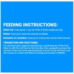 Firstmate 50/50 Turkey & Tuna Formula Grain-Free Canned Cat Food 9 Firstmate 50/50 Turkey & Tuna Formula Grain-Free Canned Cat Food -Meow Meals 106644 PT7. AC SS1800 V1680639919