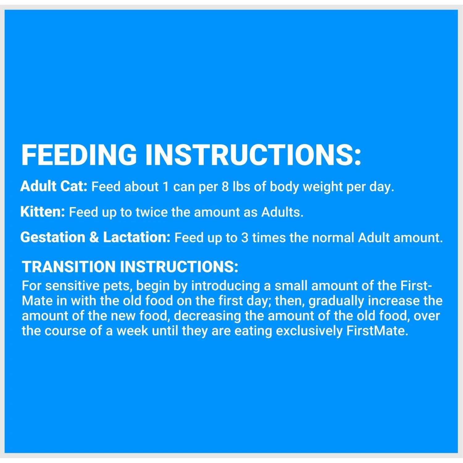 Firstmate 50/50 Turkey & Tuna Formula Grain-Free Canned Cat Food 6 Firstmate 50/50 Turkey & Tuna Formula Grain-Free Canned Cat Food - Image 4