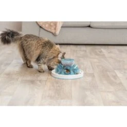 TRIXIE Activity Strategy Game Tunnel Non-Skid Plastic Slow Feeder Cat Toy -Meow Meals 107265 PT4. AC SS1800 V1579012679