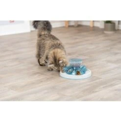 TRIXIE Activity Strategy Game Tunnel Non-Skid Plastic Slow Feeder Cat Toy -Meow Meals 107265 PT5. AC SS1800 V1579012681