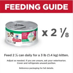 Hill's Science Diet Kitten Liver & Chicken Entree Canned Cat Food -Meow Meals 110297 PT7. AC SS1800 V1690570732