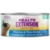 Health Extension Grain-Free Chicken & Tuna Recipe Canned Cat Food 2 Health Extension Grain-Free Chicken & Tuna Recipe Canned Cat Food -Meow Meals 110489 MAIN. AC SS1800 V1536184177