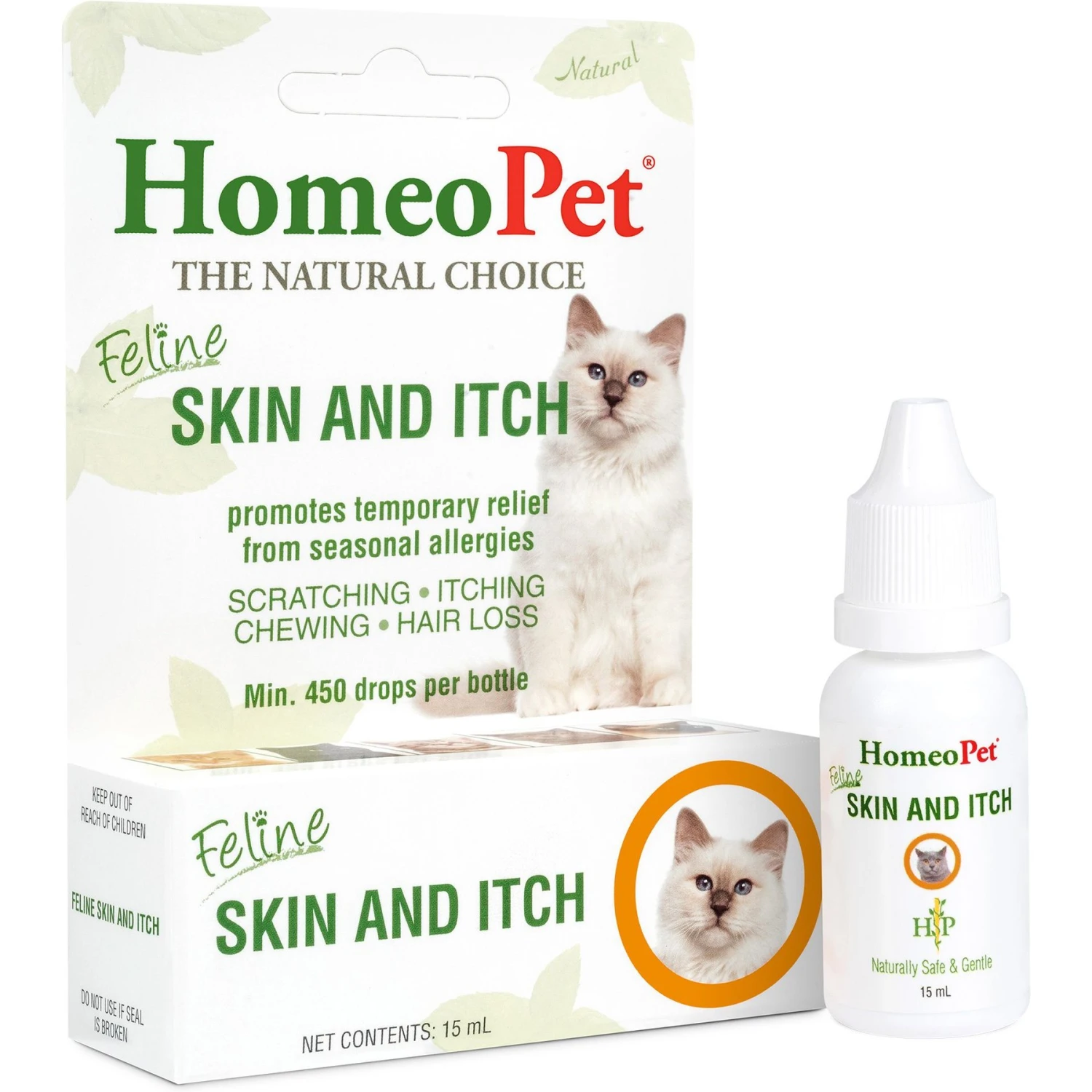 HomeoPet Feline Skin & Itch Cat Supplement 3 HomeoPet Feline Skin & Itch Cat Supplement