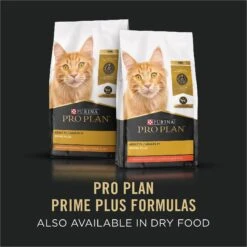 Purina Pro Plan Prime Plus Adult 7+ Chicken & Beef Entree Classic Canned Cat Food -Meow Meals 111098 PT6. AC SS1800 V1648503098