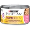 Purina Pro Plan Prime Plus Adult 7+ Salmon & Tuna Entree Classic Canned Cat Food, 3-oz Can, Case Of 24 -Meow Meals 111107 MAIN. AC SS1800 V1585863091