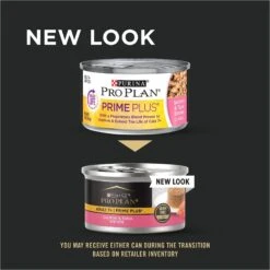 Purina Pro Plan Prime Plus Adult 7+ Salmon & Tuna Entree Classic Canned Cat Food, 3-oz Can, Case Of 24 -Meow Meals 111107 PT1. AC SS1800 V1621549384