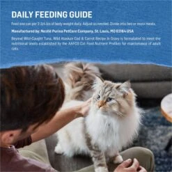 Purina Beyond Natural Wild-Caught Tuna, Cod & Carrots Recipe In Gravy Canned Cat Food 18 Purina Beyond Natural Wild-Caught Tuna, Cod & Carrots Recipe In Gravy Canned Cat Food -Meow Meals 112043 PT7. AC SS1800 V1700160870