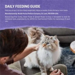 Purina Beyond Cage-Free Turkey, Sweet Potato & Spinach Recipe In Gravy Canned Cat Food -Meow Meals 112047 PT7. AC SS1800 V1700157926