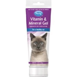 PetAg Vitamin & Mineral Gel Cat Supplement, 3.5-oz Bottle