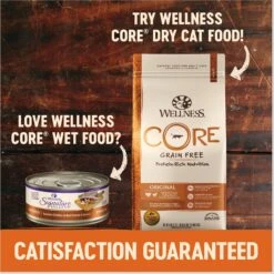 Wellness CORE Signature Selects Flaked Skipjack Tuna & Wild Salmon Entree In Broth Grain-Free Canned Cat Food -Meow Meals 119917 PT7. AC SS1800 V1678465107