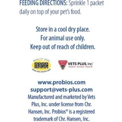 Probios Intelliflora Probiotic Cat Supplement, 30 Count -Meow Meals 120374 PT3. AC SS1800 V1492616055
