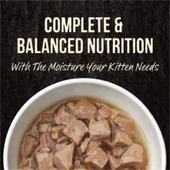 Merrick Backcountry Grain-Free Kitten Recipe Cuts Chicken & Duck In Gravy Cat Food Pouches -Meow Meals 123840 PT2. AC SS1800 V1638043921