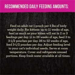 Merrick Backcountry Grain-Free Kitten Recipe Cuts Chicken & Duck In Gravy Cat Food Pouches -Meow Meals 123840 PT8. AC SS1800 V1506523209