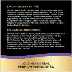 Sheba Perfect Portions Chicken & Salmon Pate Entree Variety Pack Adult Wet Cat Food Trays -Meow Meals 126370 PT6. AC SS1800 V1672952431