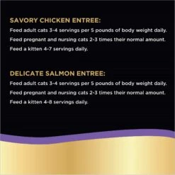 Sheba Perfect Portions Chicken & Salmon Pate Entree Variety Pack Adult Wet Cat Food Trays -Meow Meals 126370 PT8. AC SS1800 V1626816467