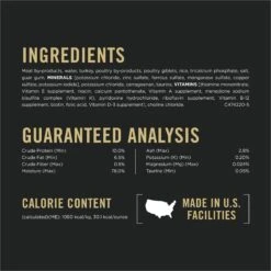 Purina Pro Plan Focus Adult Classic Urinary Tract Health Formula Turkey & Giblets Entree Canned Cat Food -Meow Meals 127621 PT4. AC SS1800 V1634247856