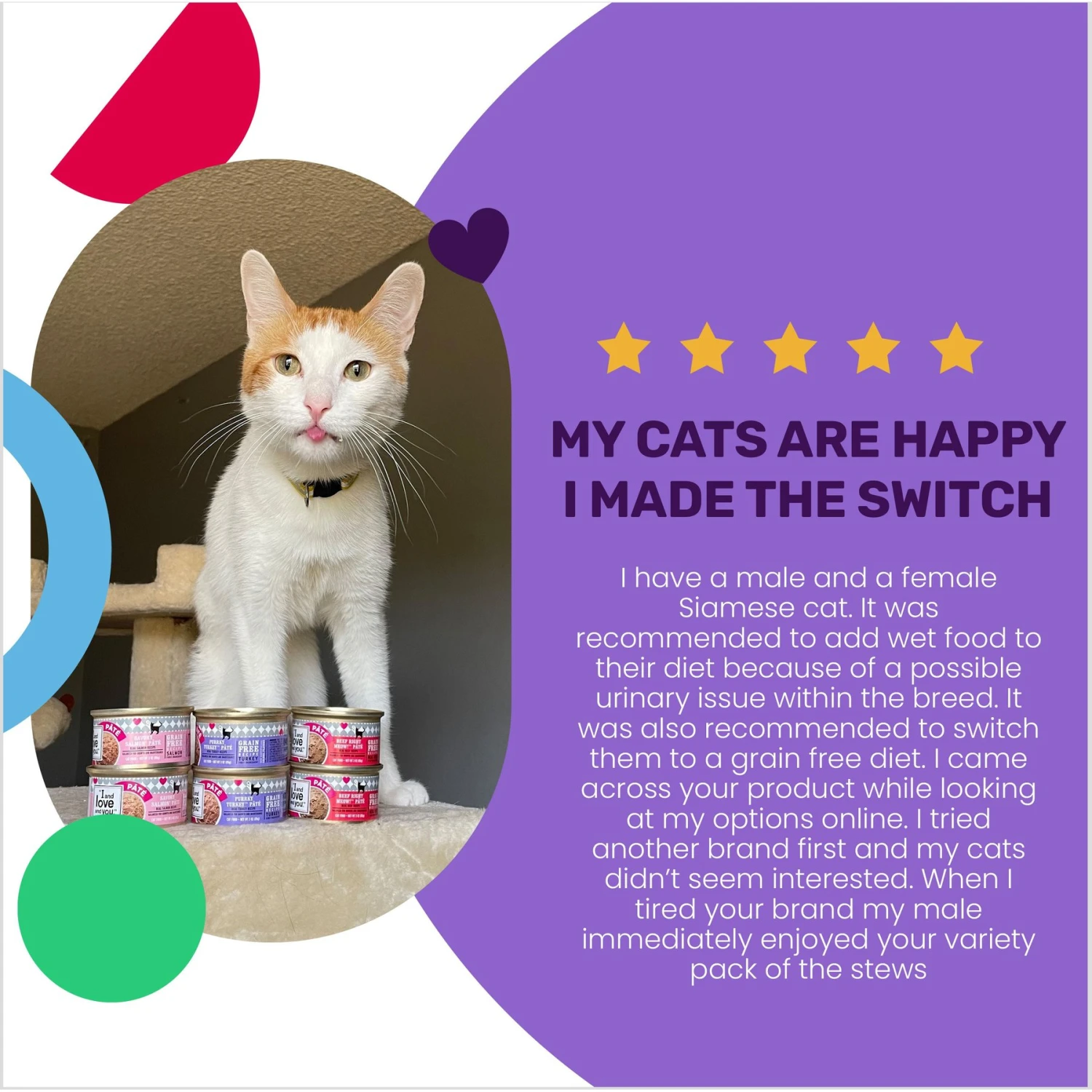 I And Love And You Variety Pack Wholly Cow!, Savory Salmon And Purrky Turkey Pate Canned Cat Food 6 I And Love And You Variety Pack Wholly Cow!, Savory Salmon And Purrky Turkey Pate Canned Cat Food - Image 4