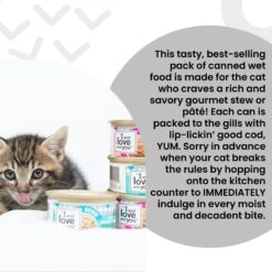 I And Love And You Chicky-Da-Lish, Salmon Chanted Evening And Tuna Fintastic Stew Variety Pack Canned Cat Food -Meow Meals 130181 PT2. AC SS1800 V1694286770