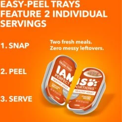 Iams Perfect Portions Healthy Adult Variety Pack Chicken & Tuna Recipe Pate Grain-Free Wet Cat Food Trays 17 Iams Perfect Portions Healthy Adult Variety Pack Chicken & Tuna Recipe Pate Grain-Free Wet Cat Food Trays -Meow Meals 131327 PT7. AC SS1800 V1626818238