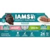 Iams Perfect Portions Indoor Grain-Free Salmon & Turkey Recipe Pate Variety Pack Adult Wet Cat Food Trays -Meow Meals 131329 MAIN. AC SS1800 V1697638976