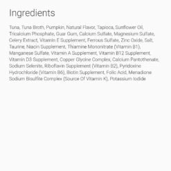 Artemis Osopure Tuna & Pumpkin Recipe In Gravy Grain-Free Canned Cat Food -Meow Meals 133763 PT5. AC SS1800 V1517260551