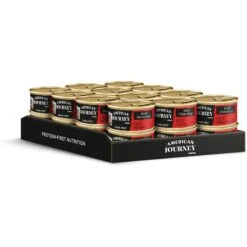 American Journey Pate Beef & Chicken Recipe Grain-Free Canned Cat Food, 3-oz Can, 24 Count -Meow Meals 133890 PT3. AC SS1800 V1689972582