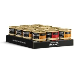 American Journey Pate Poultry & Beef Variety Pack Grain-Free Canned Cat Food -Meow Meals 133907 PT3. AC SS1800 V1691676796