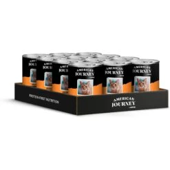 American Journey Pate Chicken Recipe Grain-Free Canned Cat Food -Meow Meals 133925 PT3. AC SS1800 V1689972588