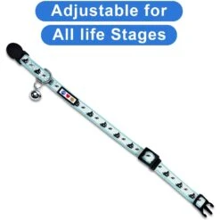 Pawtitas Glow In The Dark Nylon Breakaway Cat Collar With Bell 14 Pawtitas Glow In The Dark Nylon Breakaway Cat Collar With Bell -Meow Meals 134697 PT4. AC SS1800 V1681328532