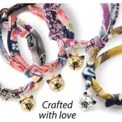 Necoichi Chirimen Fireworks Breakaway Cat Collar With Bell 13 Necoichi Chirimen Fireworks Breakaway Cat Collar With Bell -Meow Meals 137011 PT4. AC SS1800 V1688753919