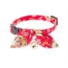 Necoichi Oribon Kimono Bow Tie Cotton Breakaway Cat Collar With Bell -Meow Meals 137017 MAIN. AC SS1800 V1575490677
