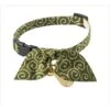 Necoichi Ninja Cotton Breakaway Cat Collar With Bell -Meow Meals 137025 MAIN. AC SS1800 V1514932995