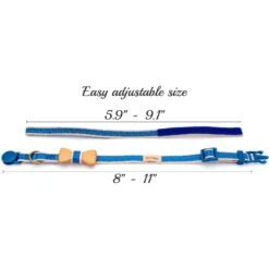 Pettsie Bow Tie Cotton Breakaway Cat Collar With Friendship Bracelet -Meow Meals 139113 PT2. AC SS1800 V1507065030