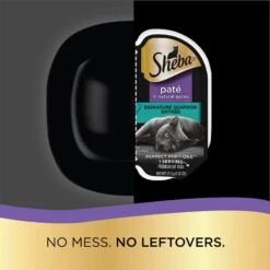 Sheba Perfect Portions Seafood Pate Variety Pack Grain-Free Adult Wet Cat Food Trays -Meow Meals 140273 PT4. AC SS1800 V1626818850