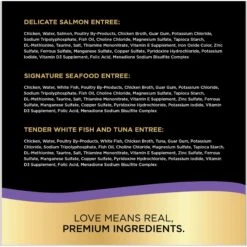 Sheba Perfect Portions Seafood Pate Variety Pack Grain-Free Adult Wet Cat Food Trays -Meow Meals 140273 PT5. AC SS1800 V1672952373