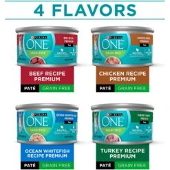 Purina ONE Grain-Free Variety Pack Natural High Protein Canned Cat Food, 3-oz, Case Of 24 -Meow Meals 140462 PT1. AC SS1800 V1653488510