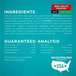 Purina ONE Grain-Free Variety Pack Natural High Protein Canned Cat Food, 3-oz, Case Of 24 -Meow Meals 140462 PT5. AC SS1800 V1653509487