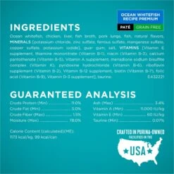 Purina ONE Grain-Free Variety Pack Natural High Protein Canned Cat Food, 3-oz, Case Of 24 -Meow Meals 140462 PT7. AC SS1800 V1657655538