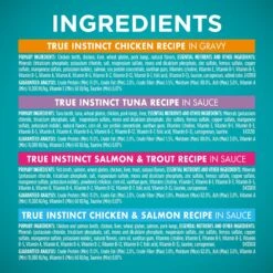 Purina ONE True Instinct 4 Flavors Variety Pack Canned Cat Food -Meow Meals 140464 PT5. AC SS1800 V1641605561